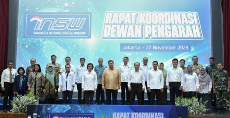 Lembaga National Single Window (LNSW) Kementerian Keuangan (Kemenkeu) menyelenggarakan Rapat Koordinasi Dewan Pengarah periode II tahun 2023 dalam rangka menguatkan sinergi dan kolaborasi dengan berbagai Kementerian/Lembaga.