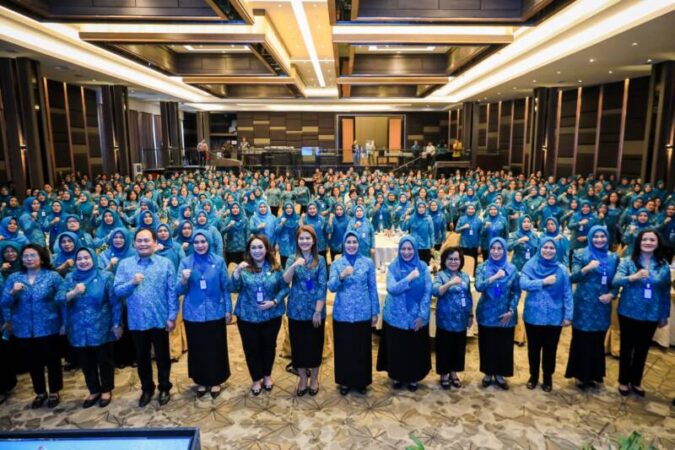 Workshop TP PKK Provinsi Sumut yang digelar di hotel Le Polonia, Senin (29/1/2024).