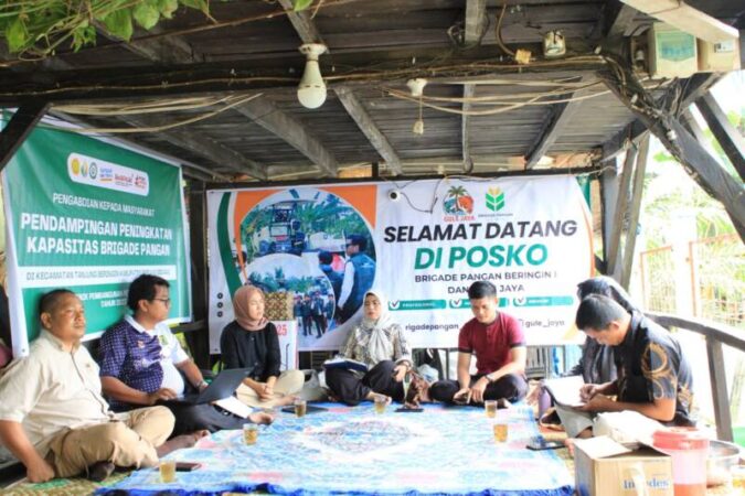 Kegiatan Pengabdian kepada Masyarakat (PKM) Kementerian Pertanian melalui Politeknik Pembangunan Pertanian (Polbangtan) Medan yang dilaksanakan di Desa Pekan Tanjung Beringin, Kabupaten Serdang Bedagai (9/6/2025).